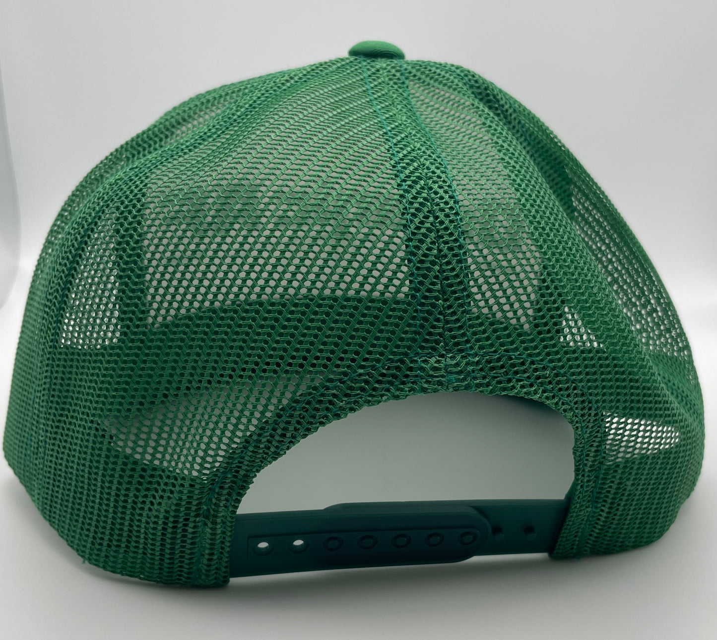 Organic AF ‘Roots’ Classic Flat Bill Trucker Hat - green & white